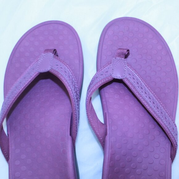 Vionic Size 9 Mauve Purple SALLY Comfort Arch Support Flip Flop Thong Sandals - Picture 7 of 8